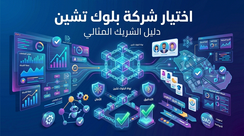 کیف تختار أفضل شرکة تطویر بلوک تشین | دلیل لاختیار الشریک المثالی